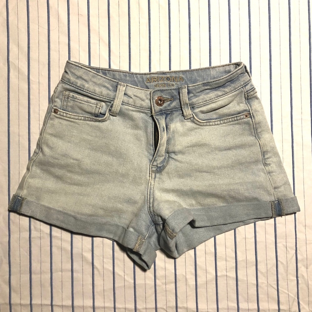 Arizona Light-Wash Jean Shorts